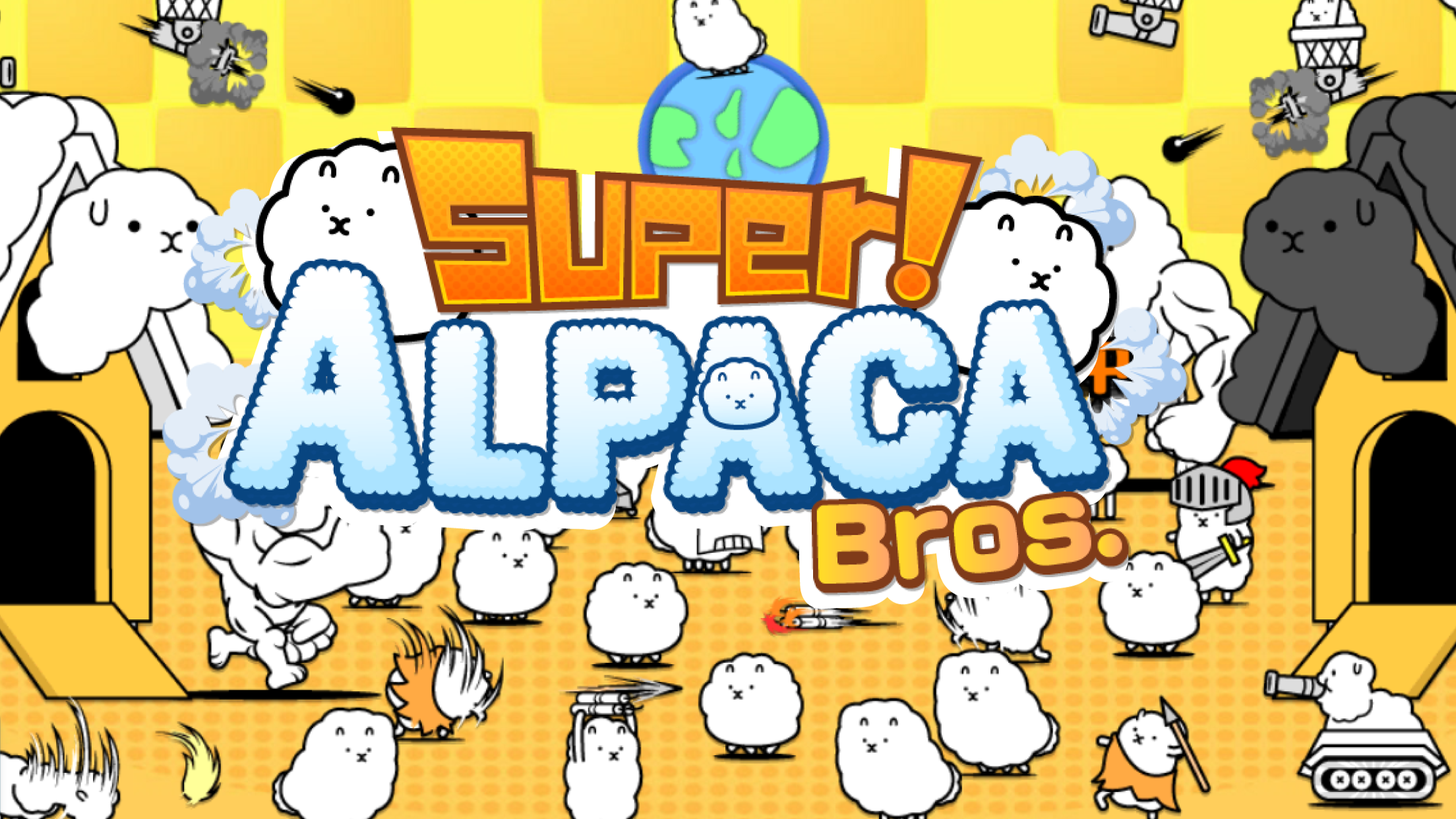 Super! ALPACA Bros. 게임 스크린 샷