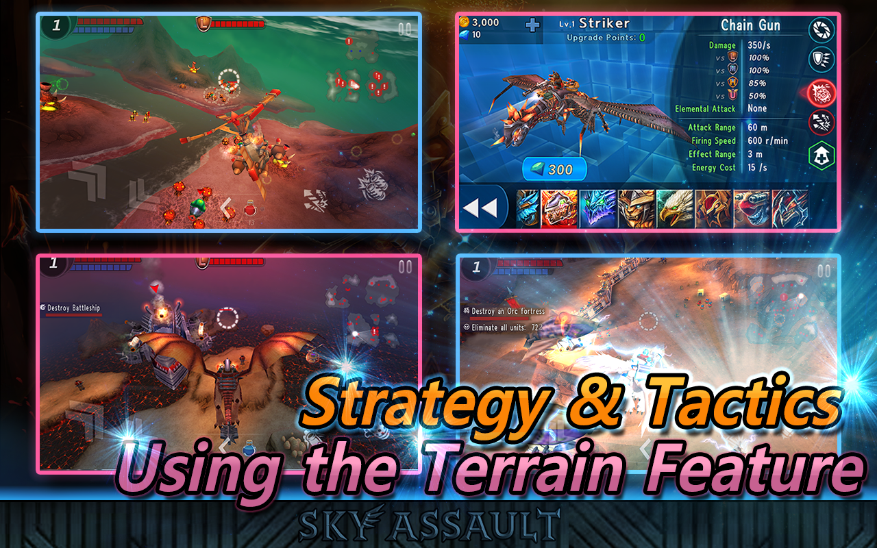 SKY ASSAULT: 3D Flight Action Game Screenshot