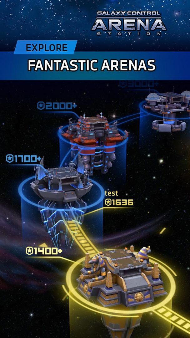 Arena: Galaxy Control online P ภาพหน้าจอเกม