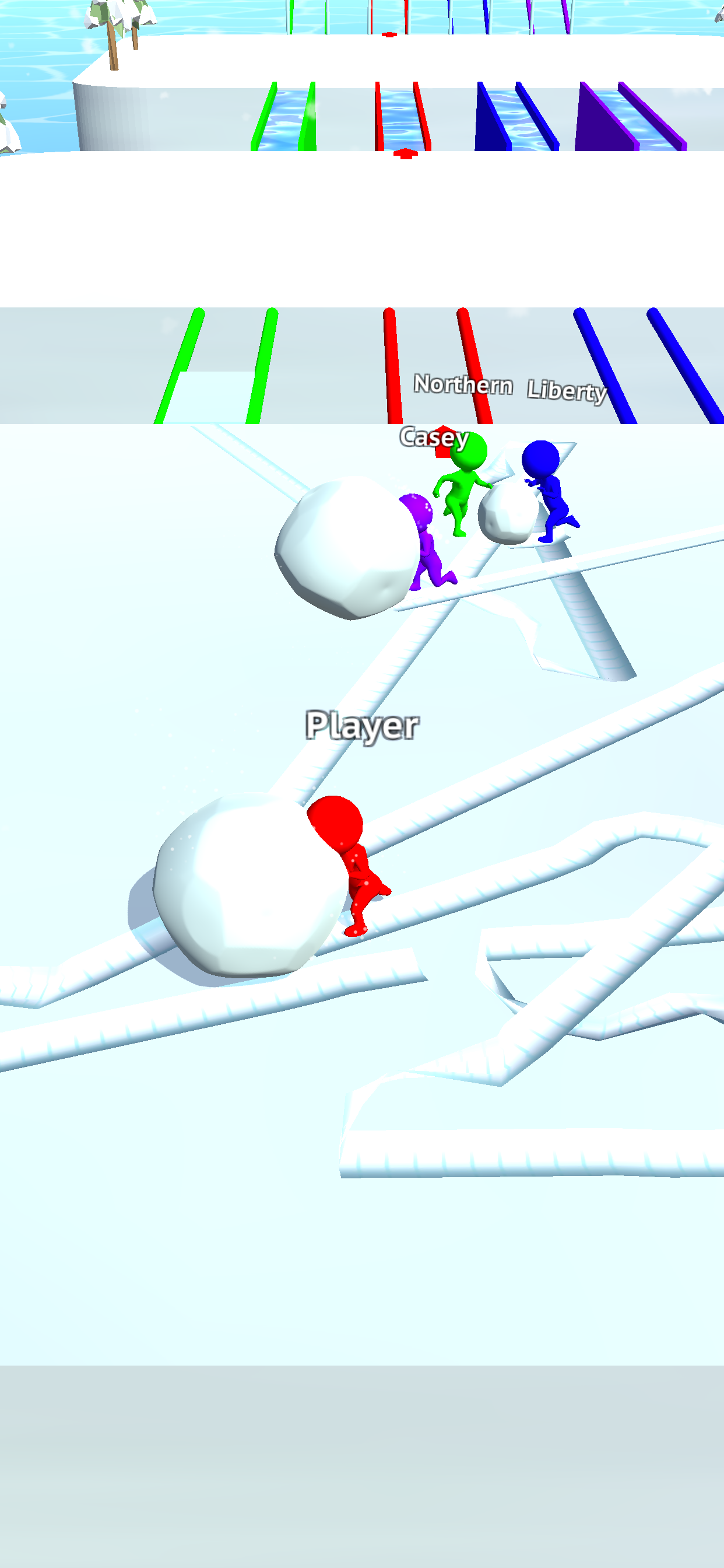 Screenshot 1 of Snow Race!! 1.0.6