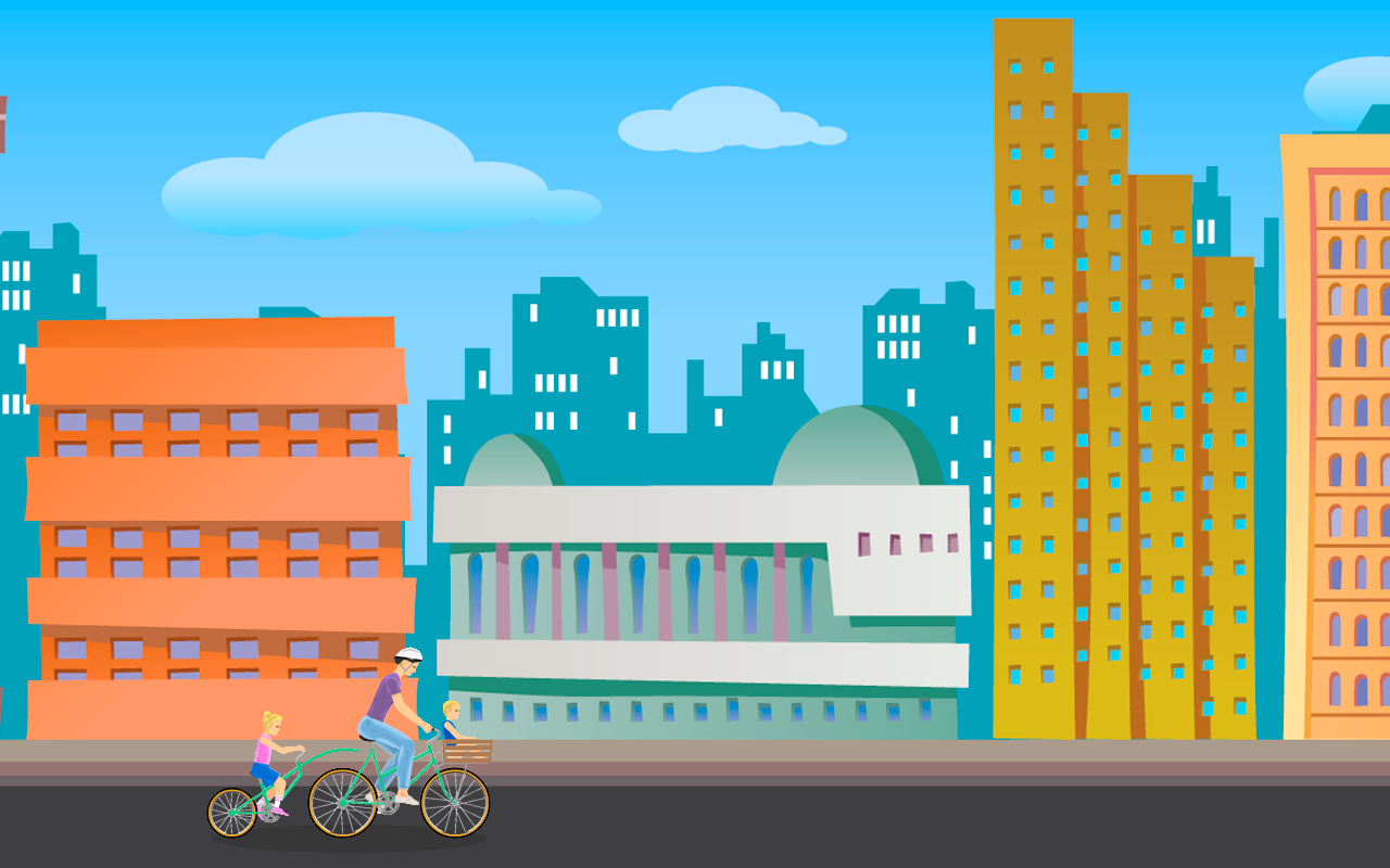 Happy Neighbor Wheels Game Screenshot