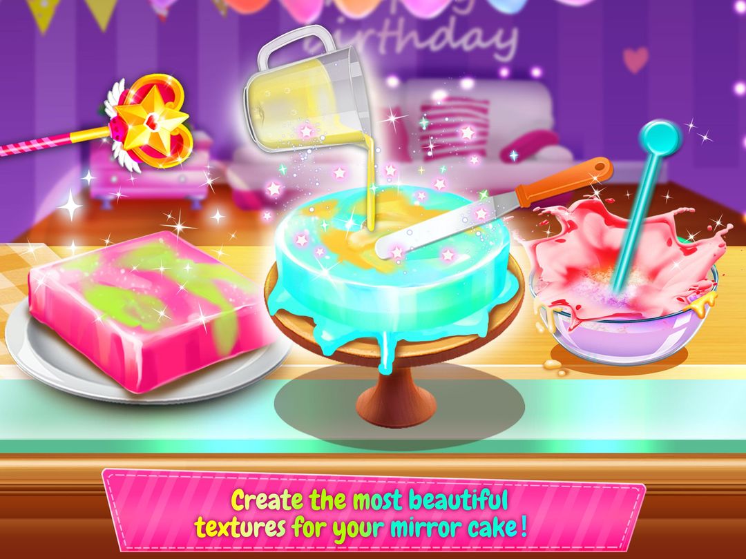 Birthday Cake Baking Design ภาพหน้าจอเกม