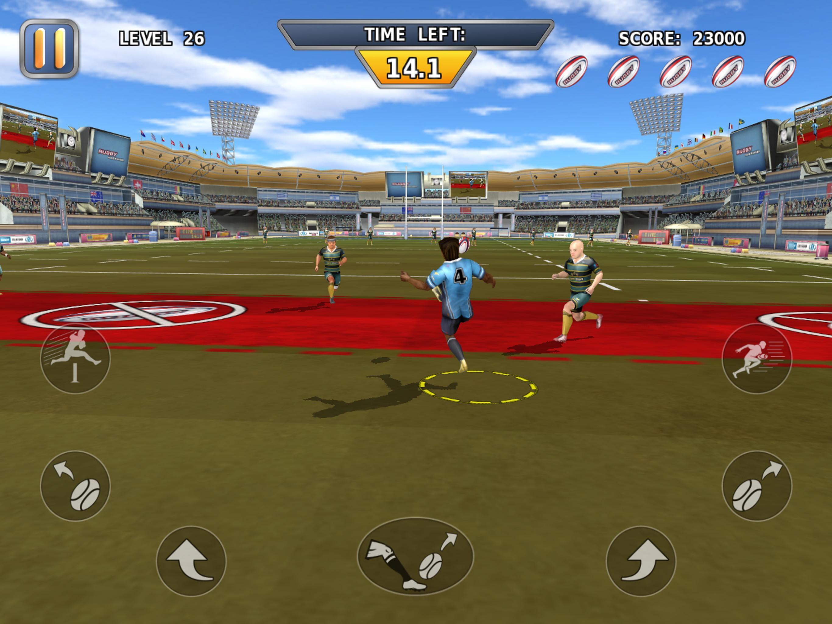 Rugby: Hard Runner Game Screenshot