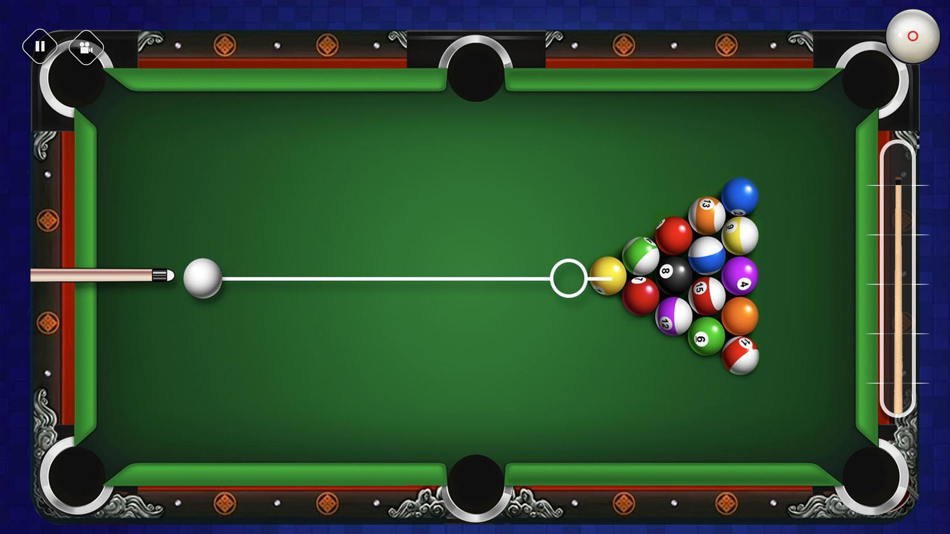 Screenshot of Billiards 8 Ball Pool Offline