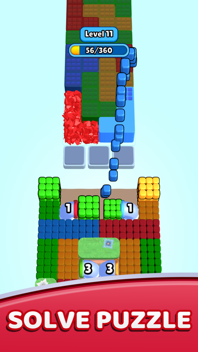 Tetris Jam 3D Game Screenshot