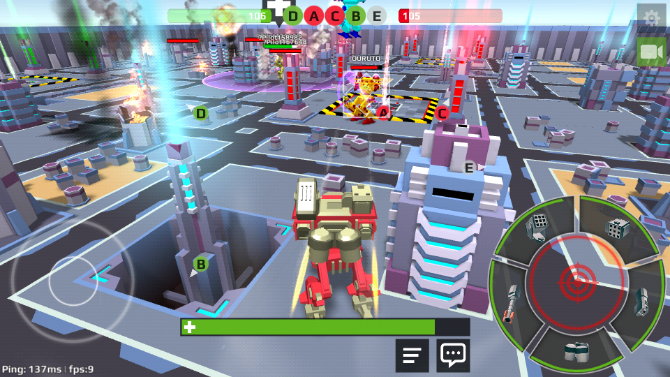 Pixel Robots Battleground Game Screenshot