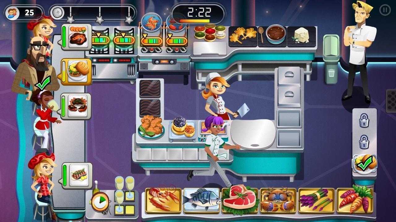 Скриншот игры RESTAURANT DASH: GORDON RAMSAY