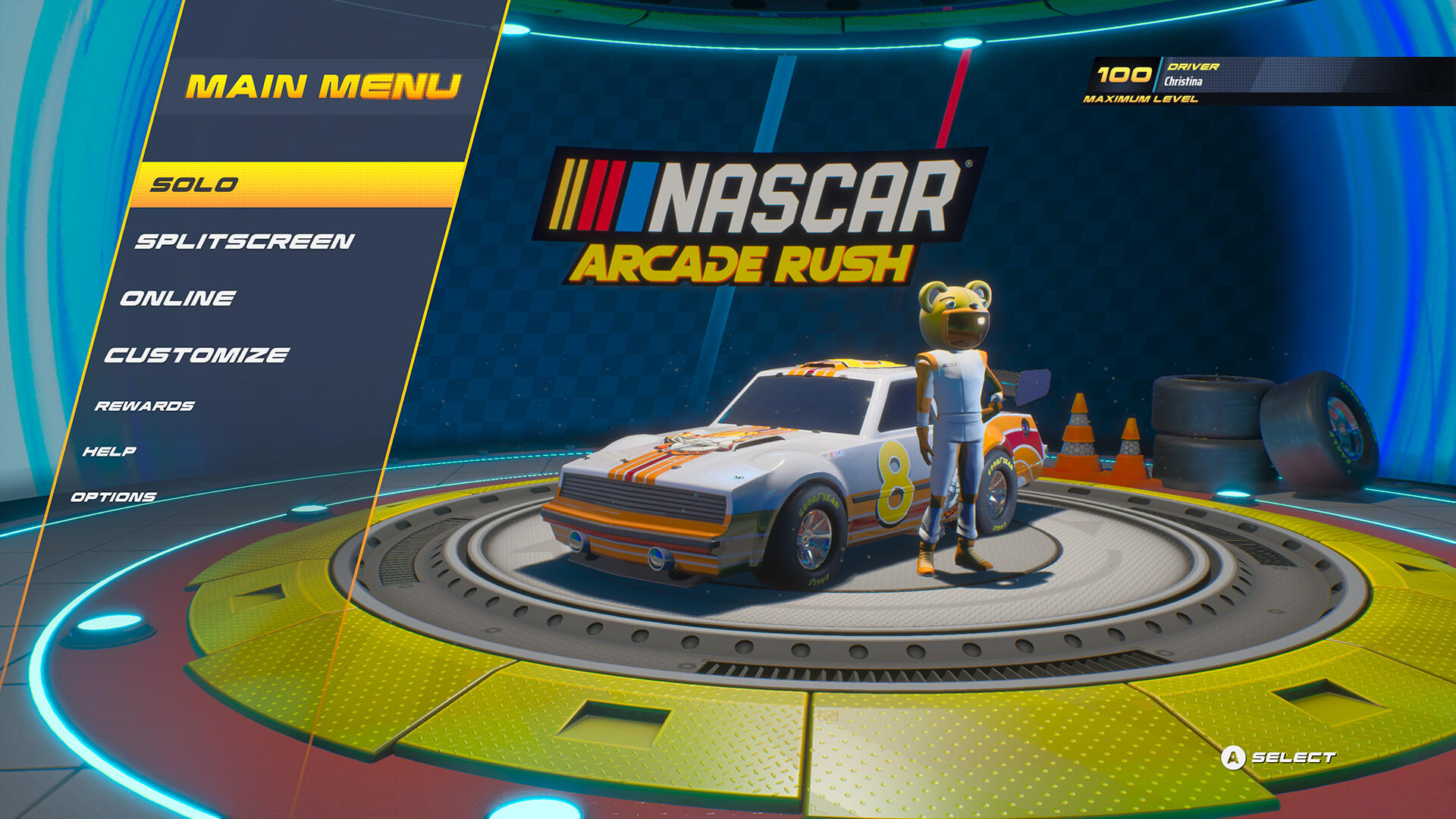 Screenshot of NASCAR Arcade Rush