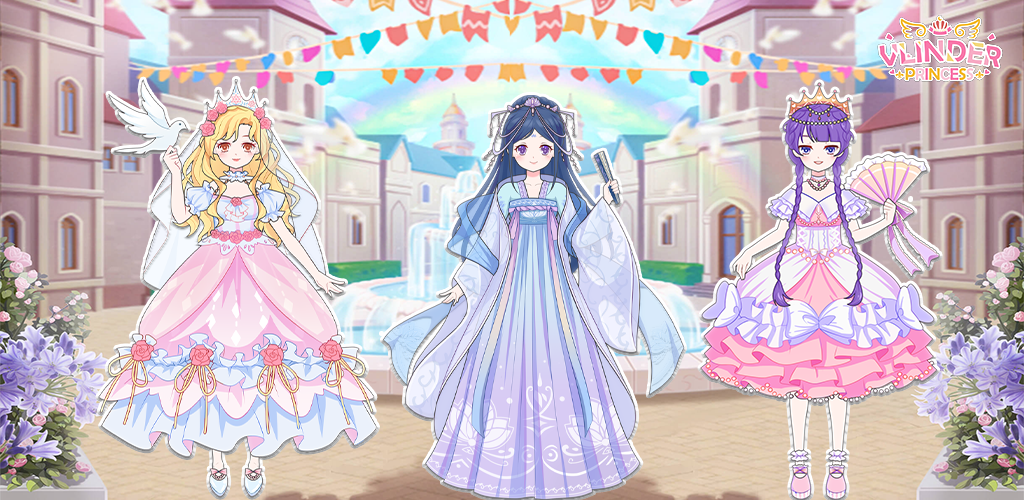 Banner of Vlinder Princess2：игры одевалки для кукол, стильный аватар 