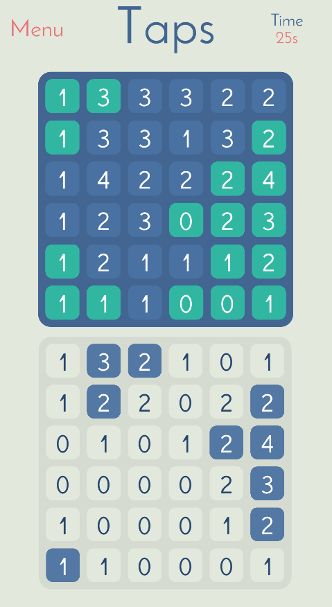 Скриншот игры Taps