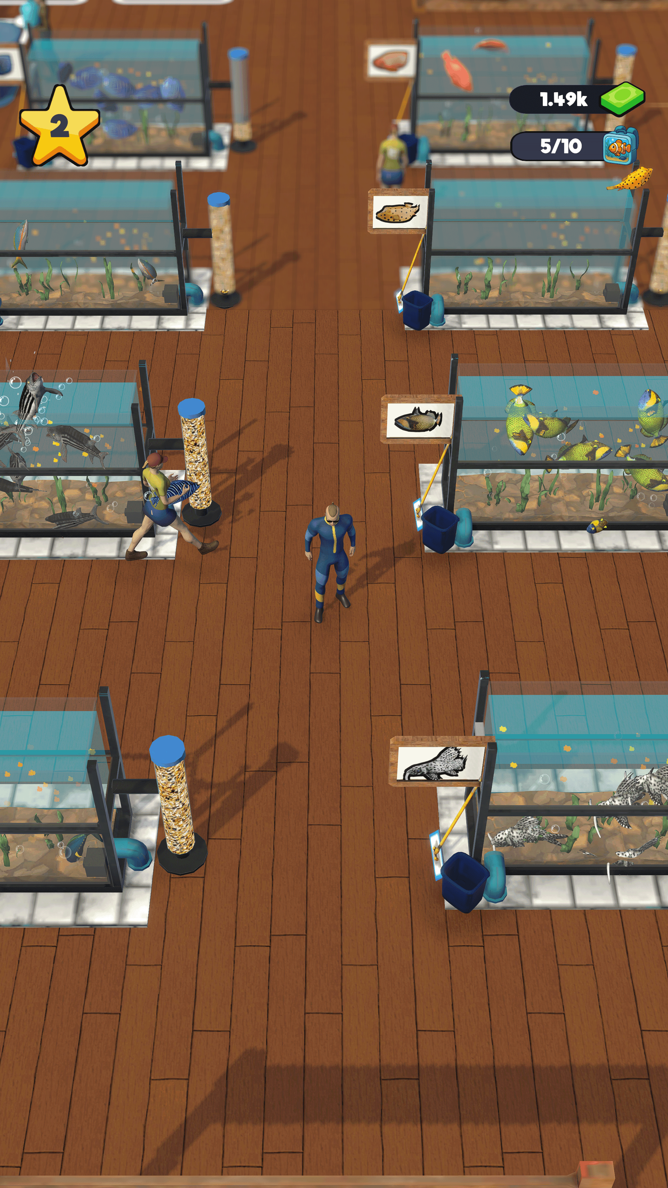 Aquarium Shop Manager Game Screenshot