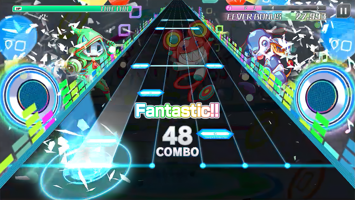 Sonic Beat feat. Crash Fever Game Screenshot