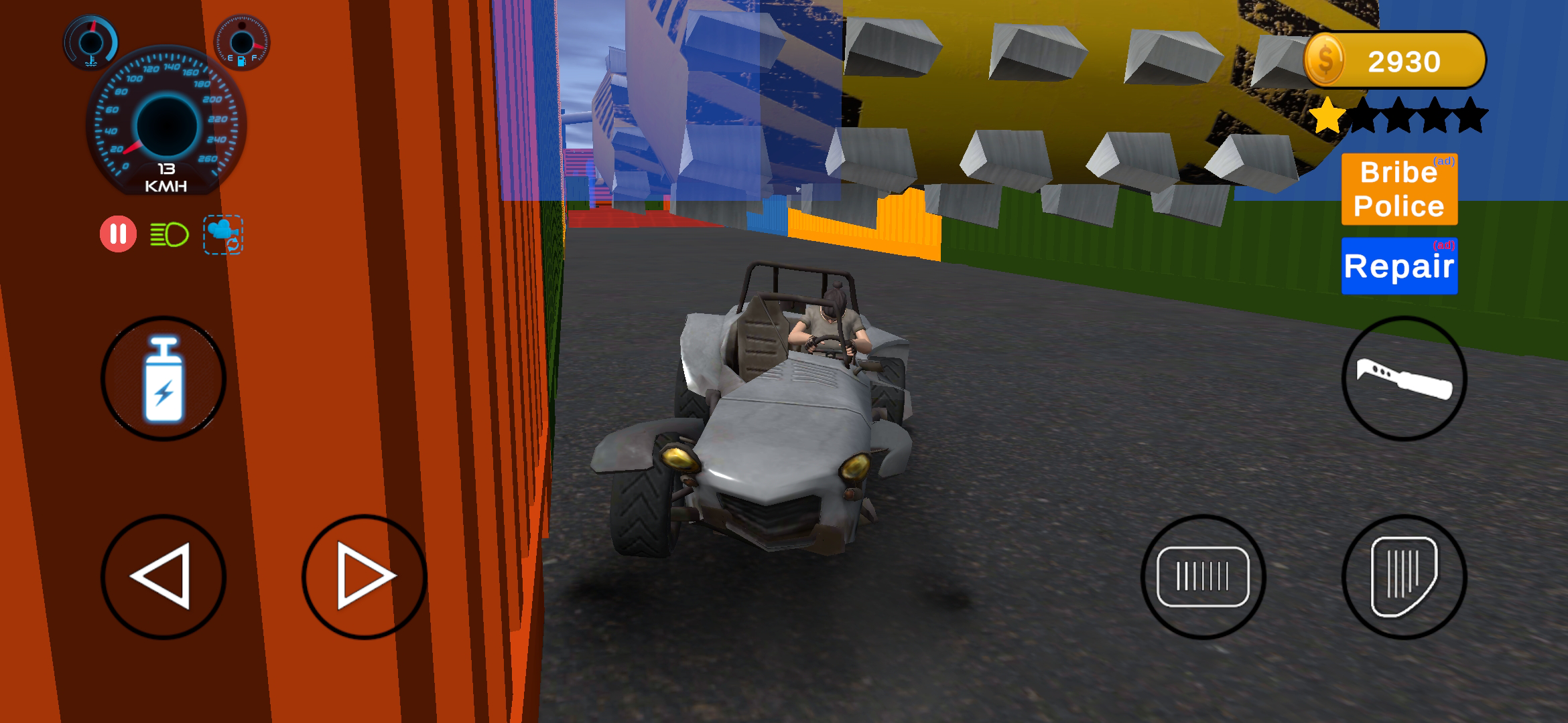 Traffic Crash Drive Simulator Game Screenshot