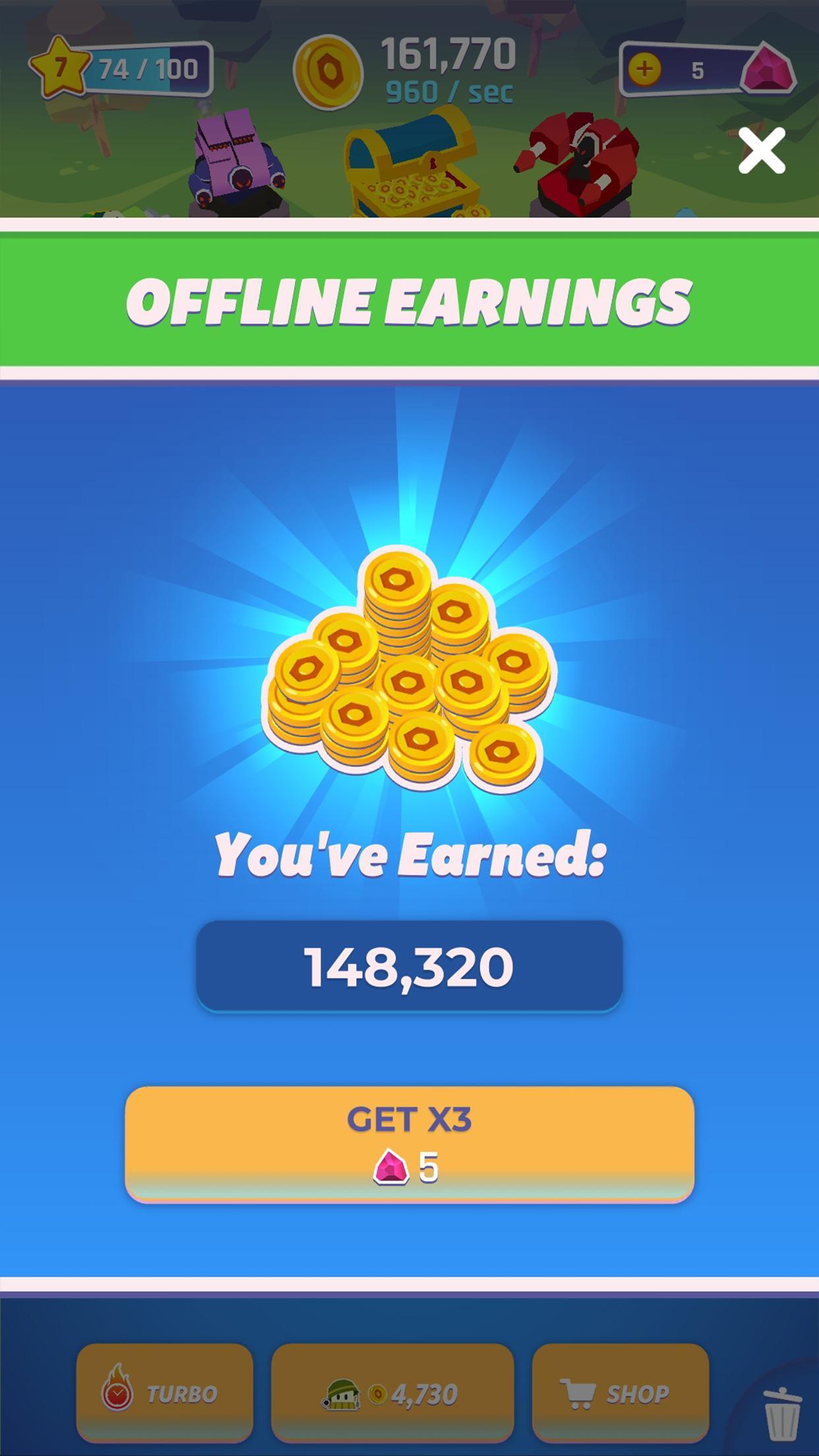 Merge Tower Bots 遊戲截圖