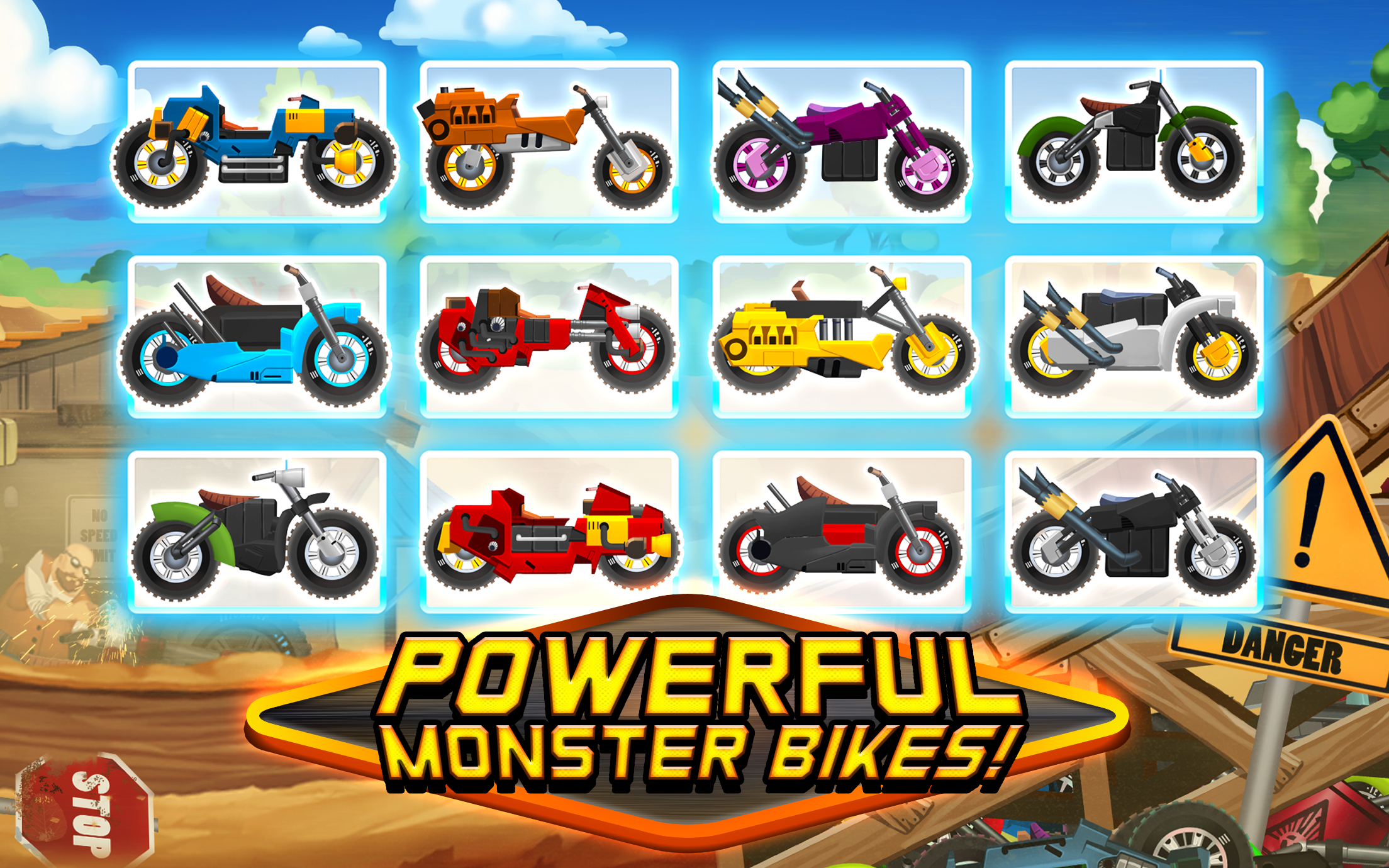 Screenshot 1 of Monster စက်ဘီး Motocross 3.62