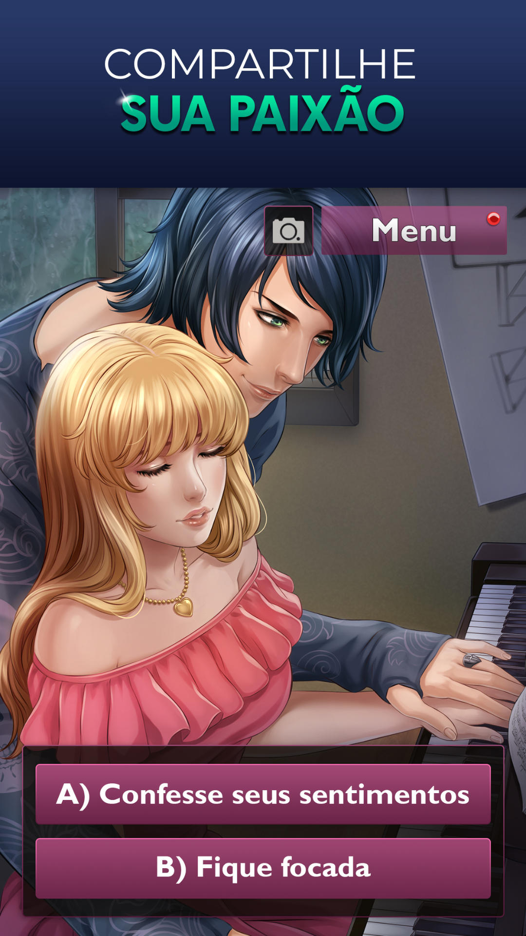 Captura de Tela do Jogo Is It Love? Peter - vampiro
