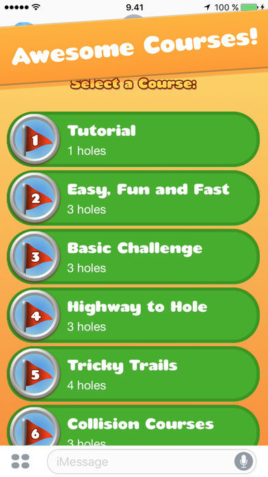 Mini Golf Battle 게임 스크린 샷
