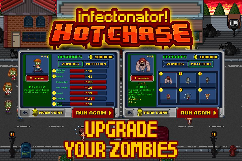 Infectonator Hot Chase 게임 스크린 샷