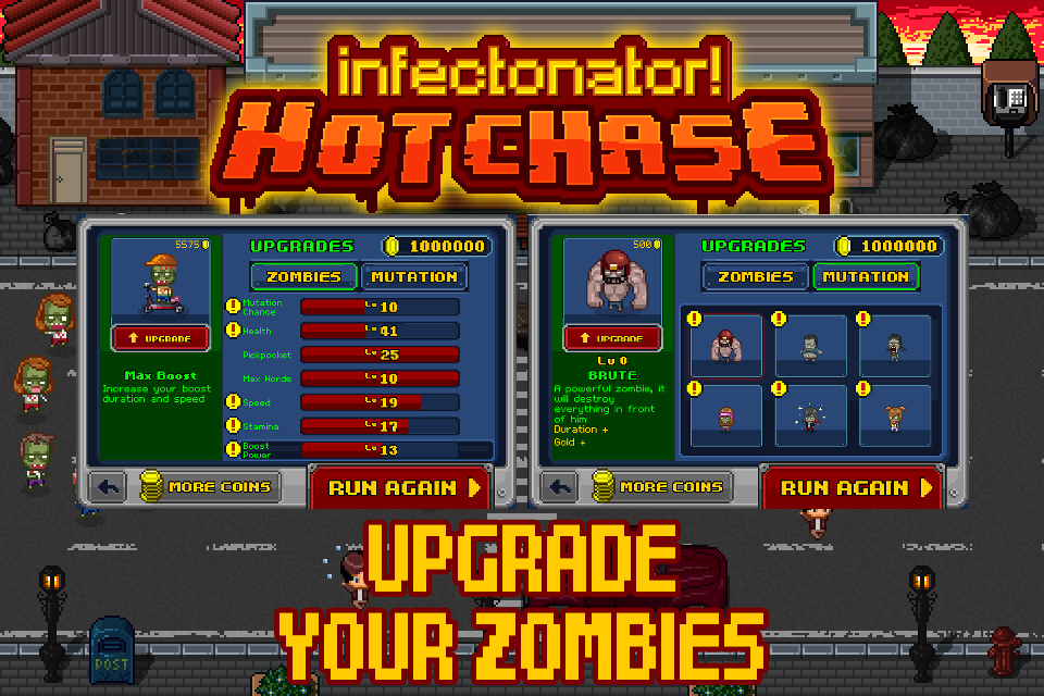Infectonator Hot Chase Game Screenshot