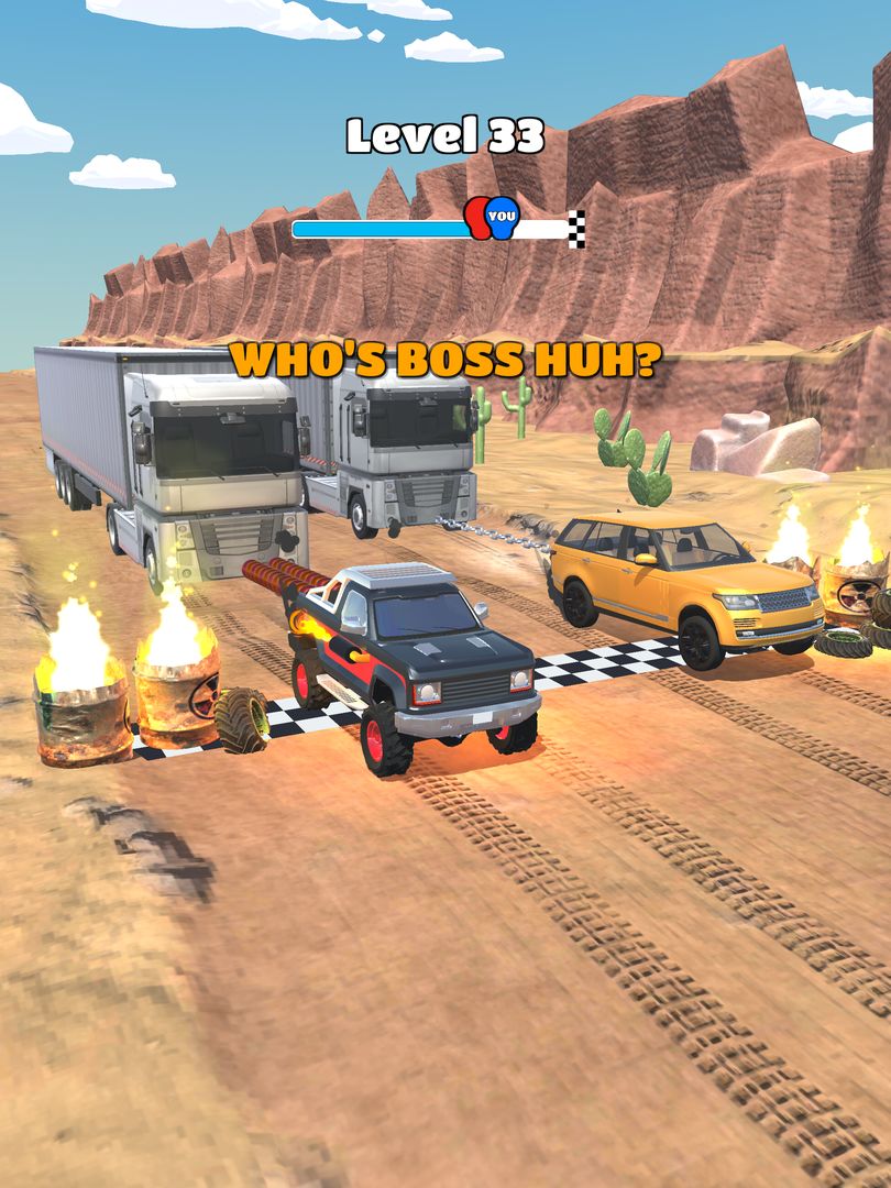 Screenshot of Towing Race
