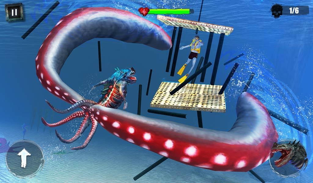 Sea Dragon Simulator 게임 스크린 샷