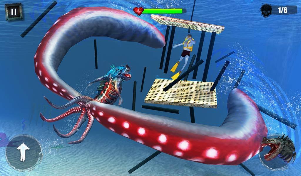 Sea Dragon Simulator 게임 스크린샷