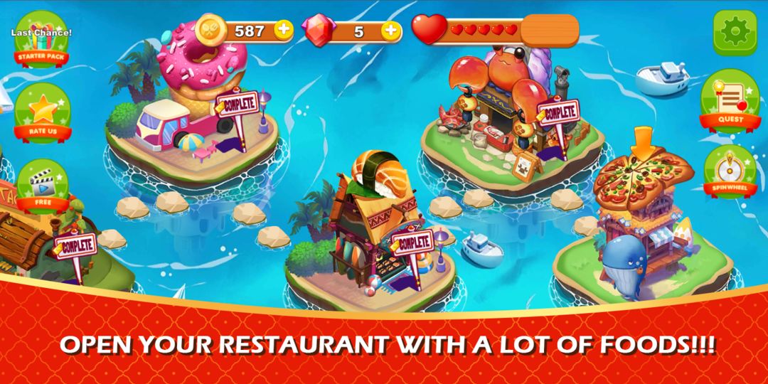 Screenshot of Dream Island Kitchen