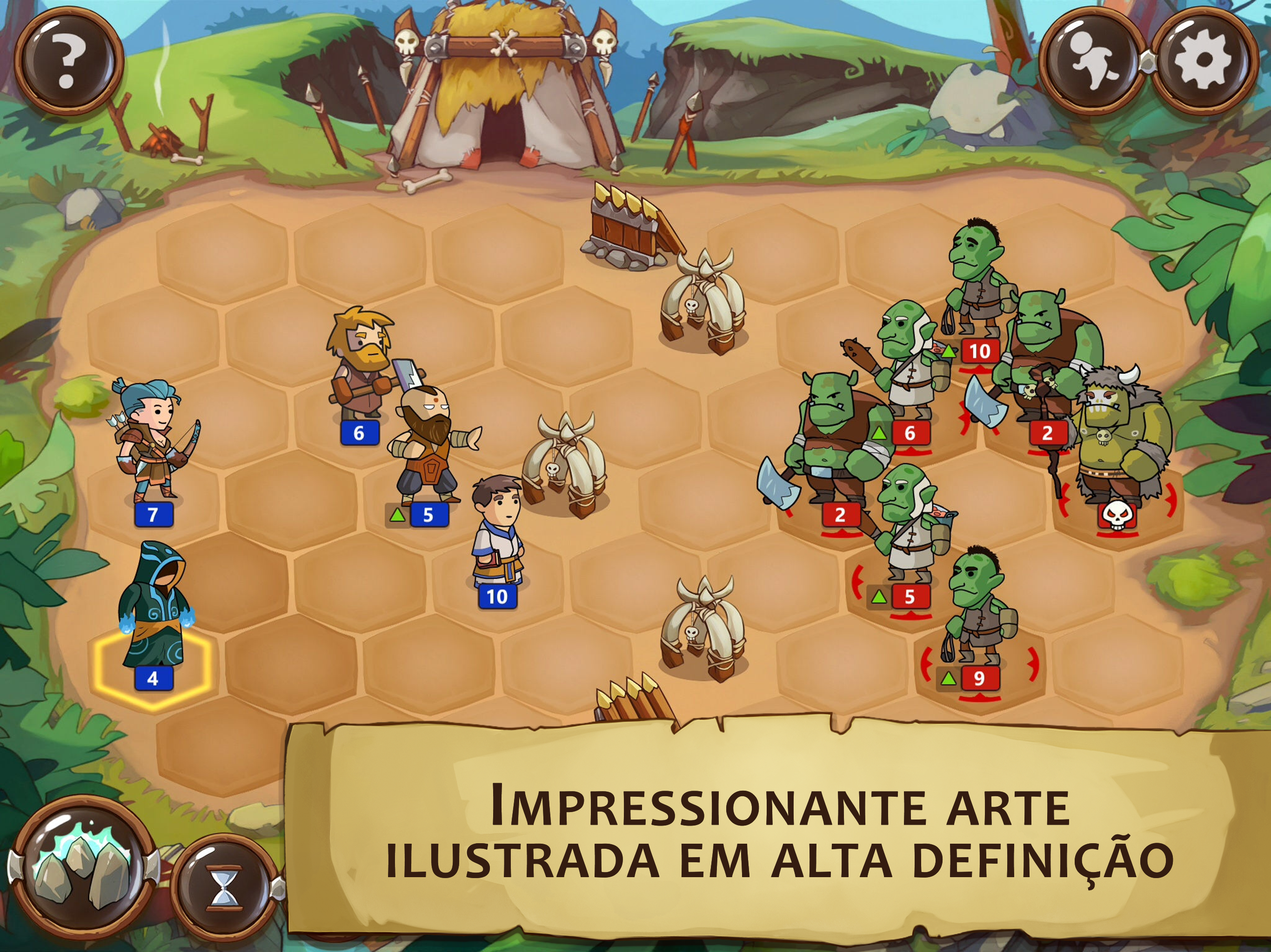 Captura de Tela do Jogo Braveland Wizard
