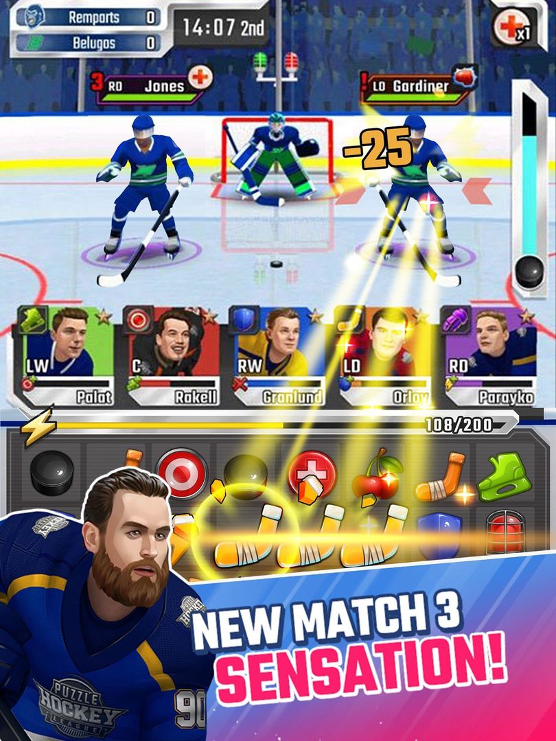 Screenshot of Puzzle Hockey