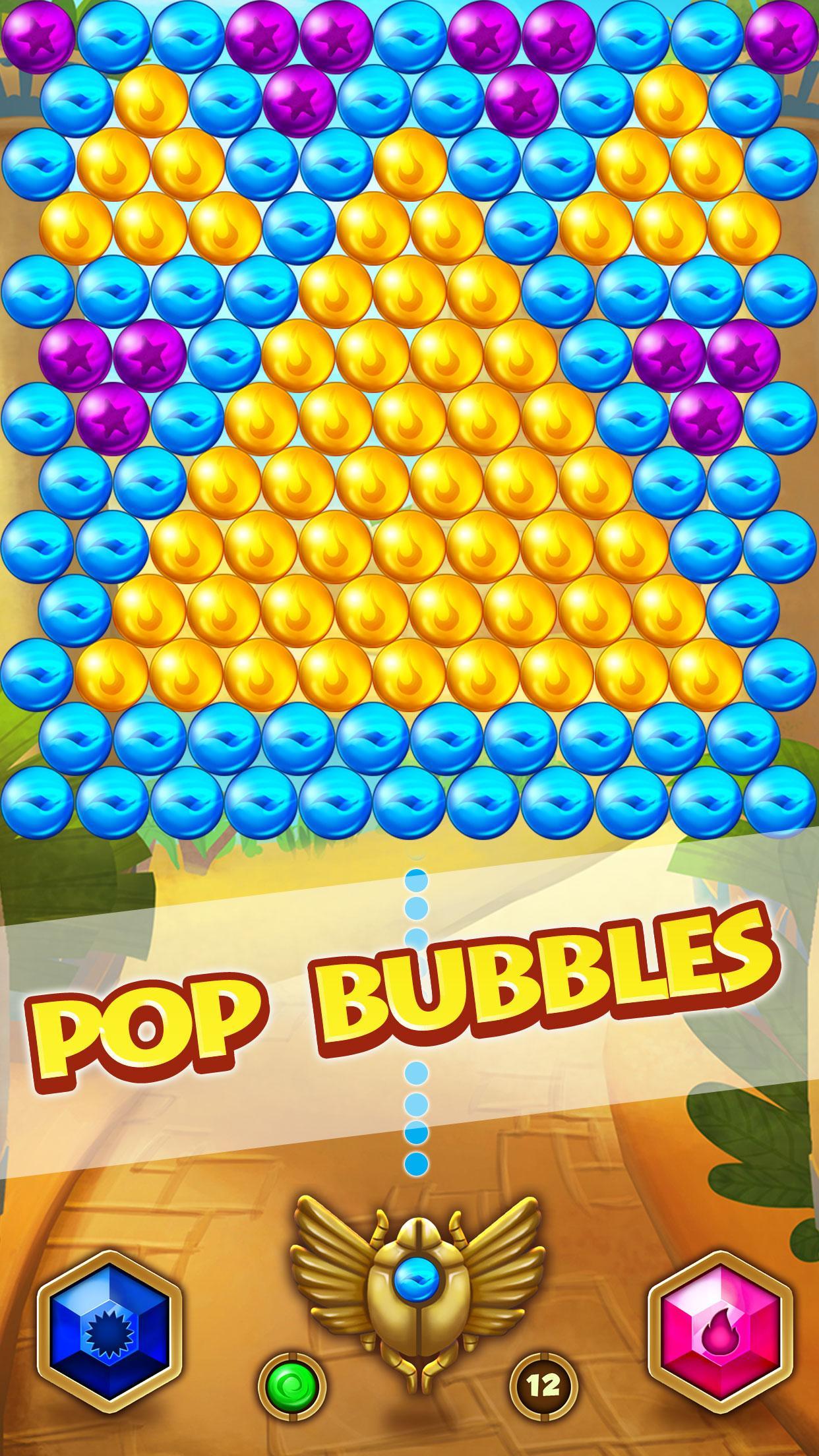 Pharaoh Bubble Pop 게임 스크린 샷