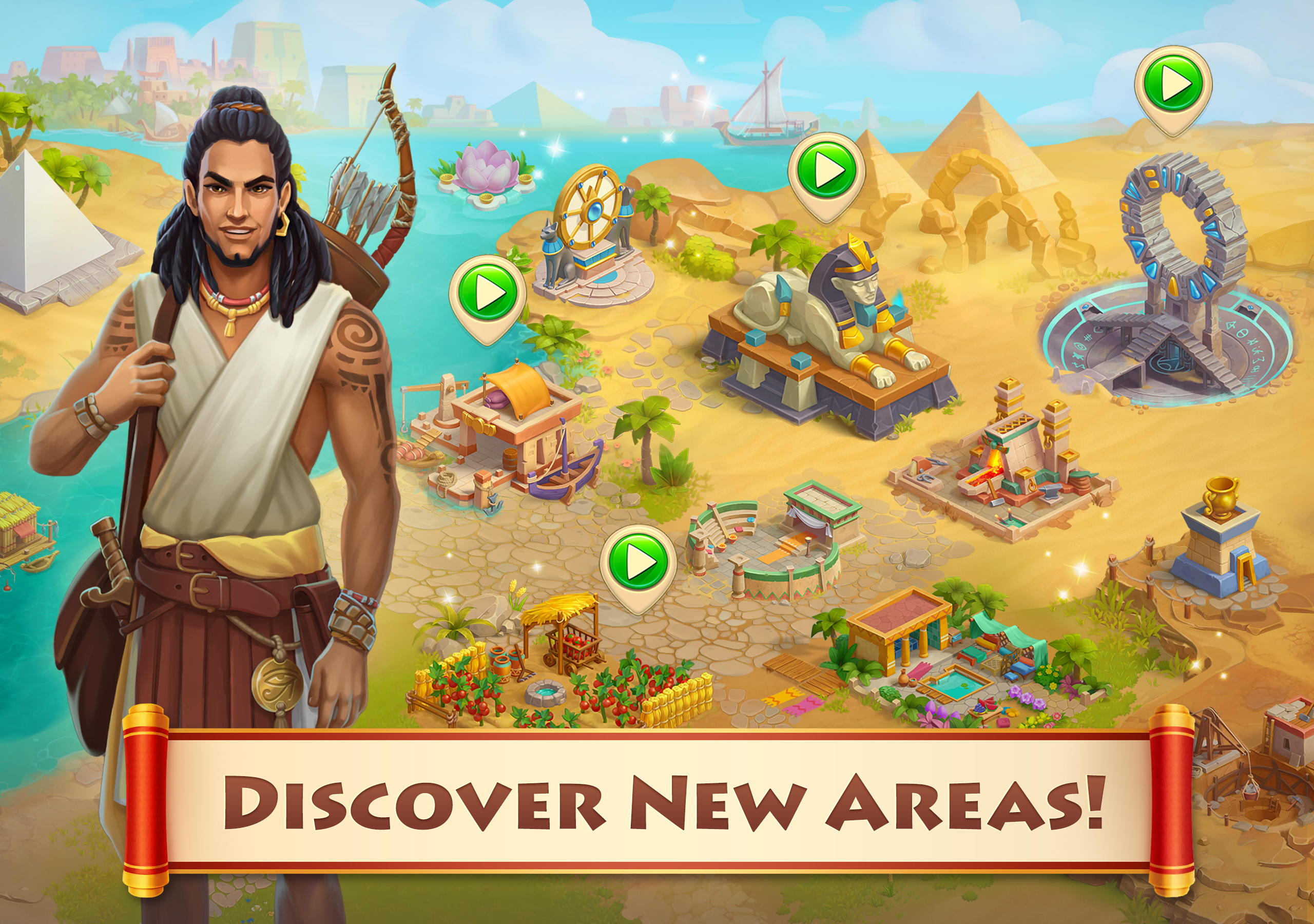 Скриншот игры Cradle of Empires: 3 in a Row