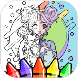 Download do APK de Colorir Glitter Jogo de Menina para Android