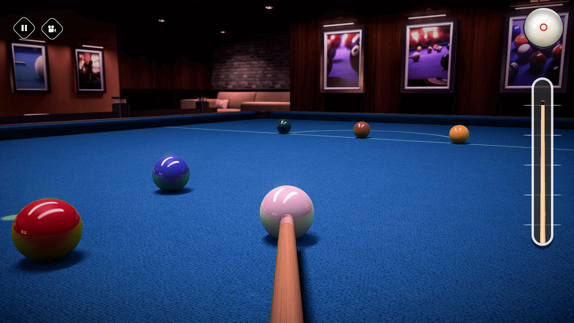 Screenshot of Billiards 8 Ball Pool Offline