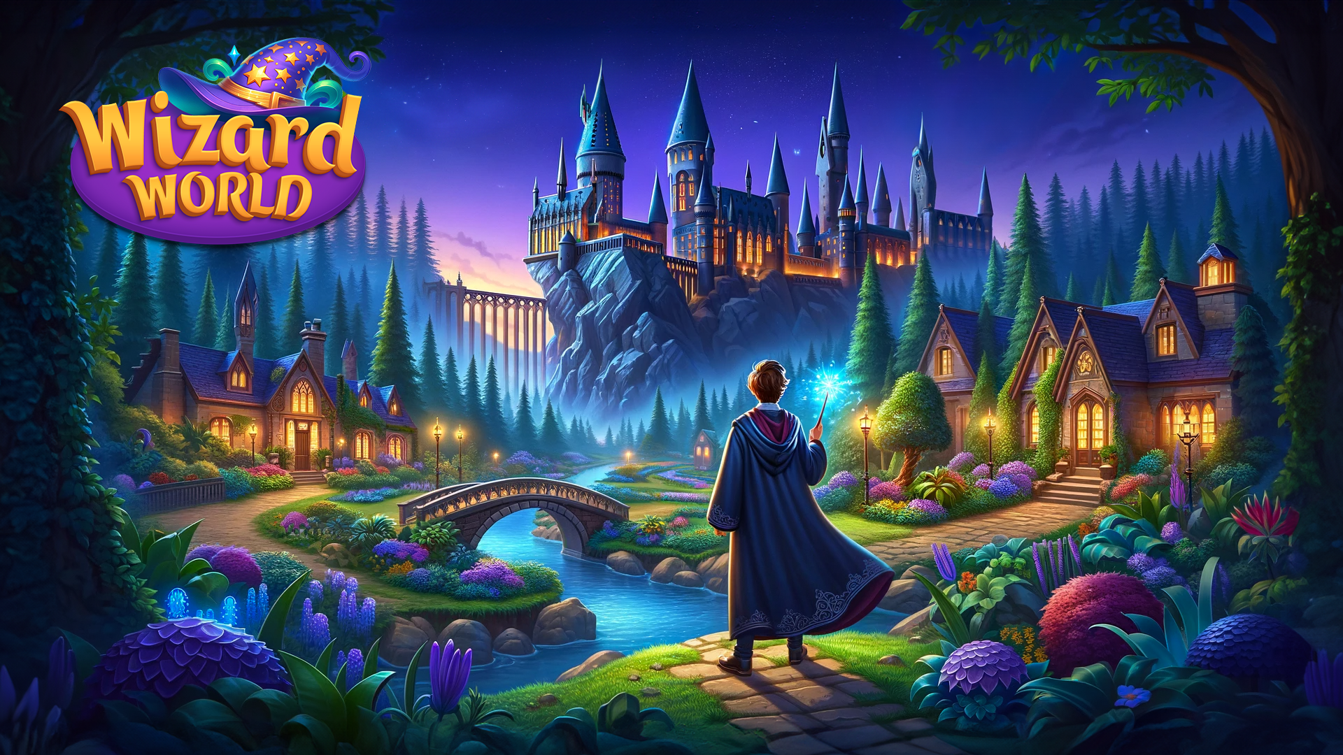 Cuplikan Layar Game Wizard World: Magic Merge