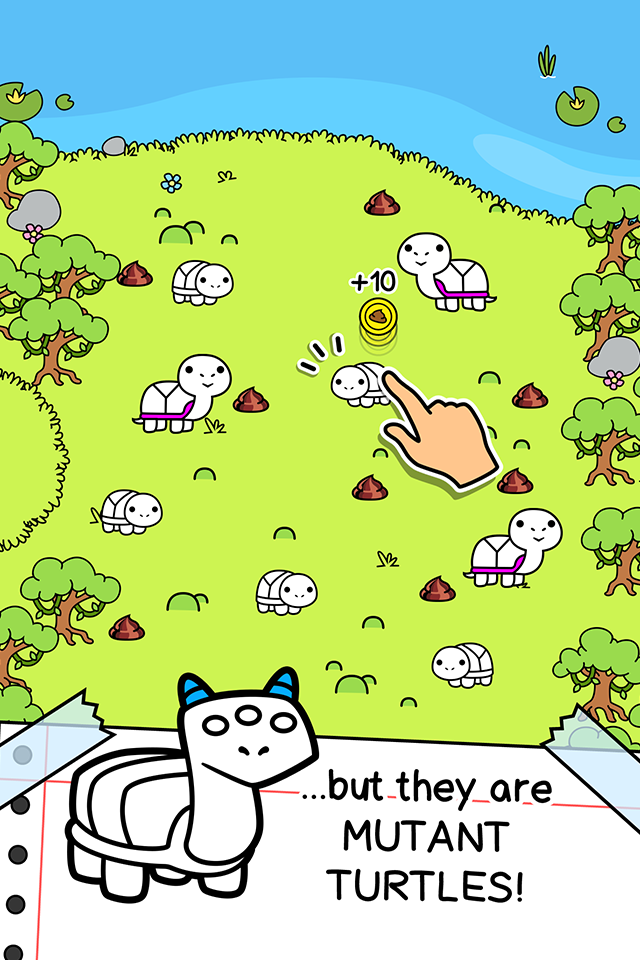 Turtle Evolution: Idle Game Game Screenshot