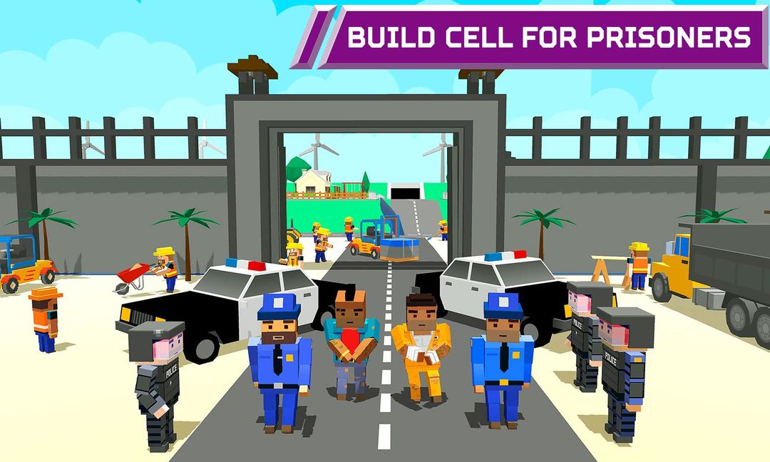 감옥 건설 신축 게임 스크린 샷
