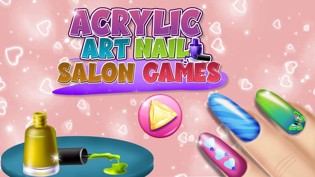 Nail Salon Games Acrylic Art ภาพหน้าจอเกม