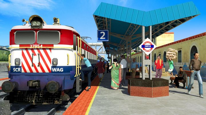 Screenshot 1 of Indian Train Simulator 2018 