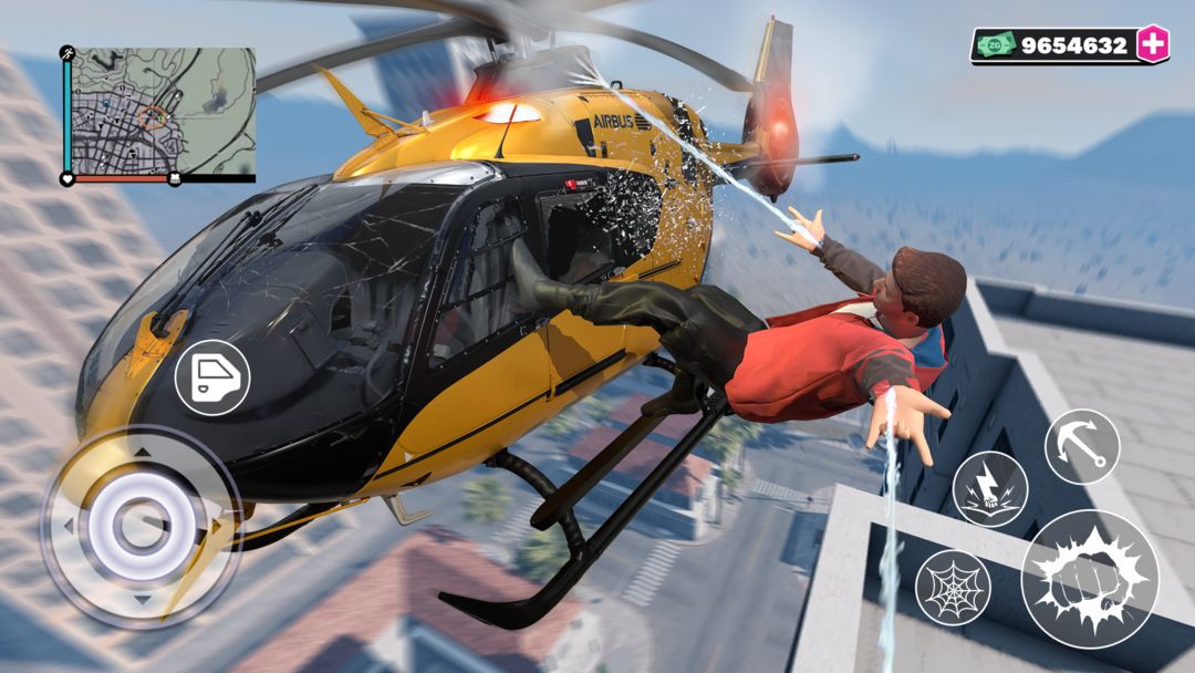 Screenshot of Flying Rope, Hero Master 3D