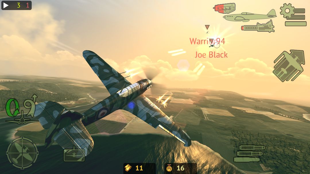 Screenshot of Warplanes: Online Combat