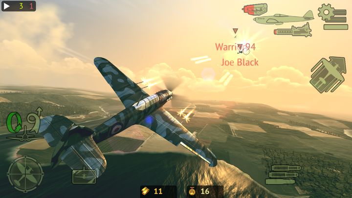 Screenshot 1 of Warplanes: Online Combat 1.6