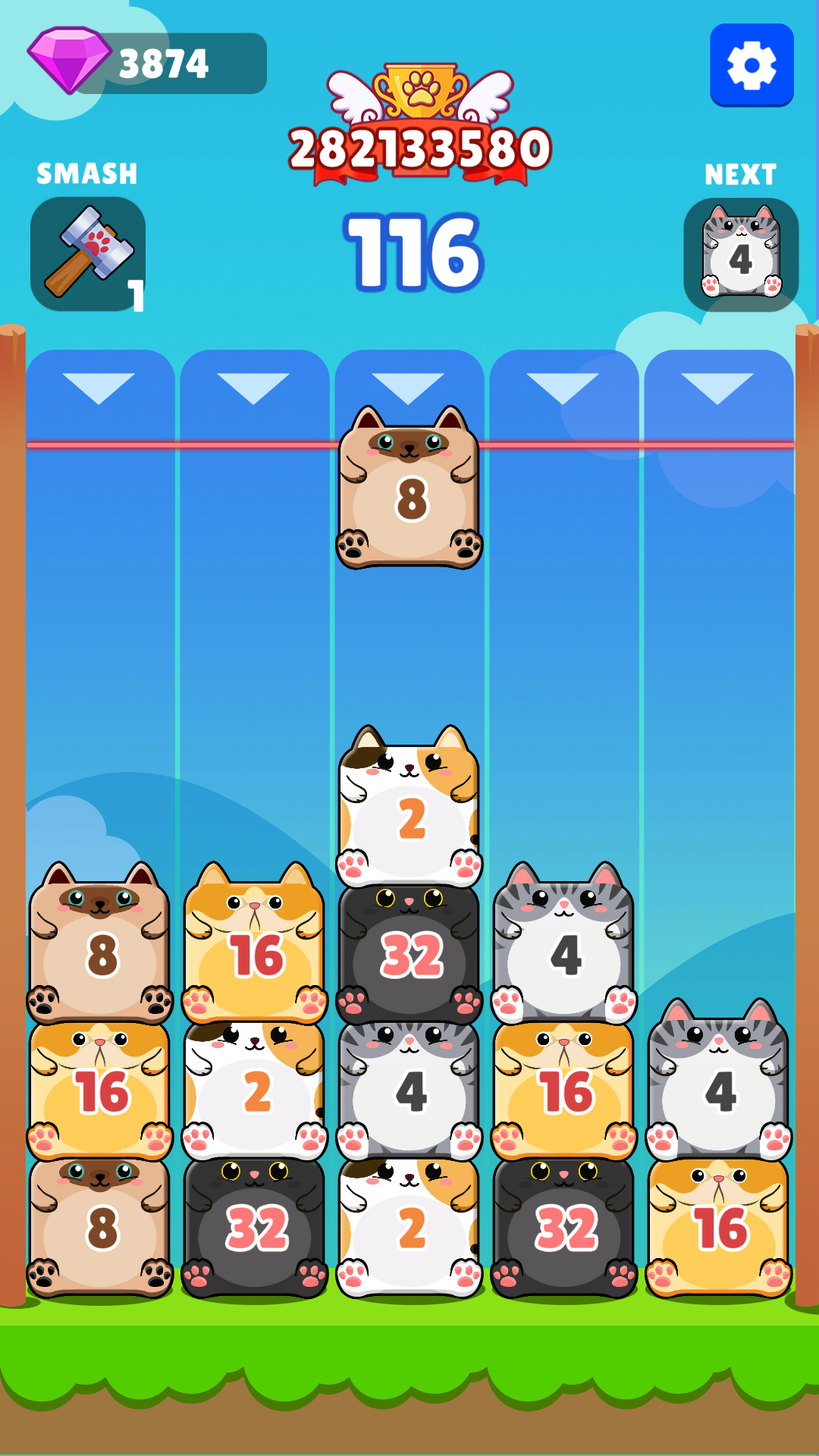Let's Go Cat Game Screenshot
