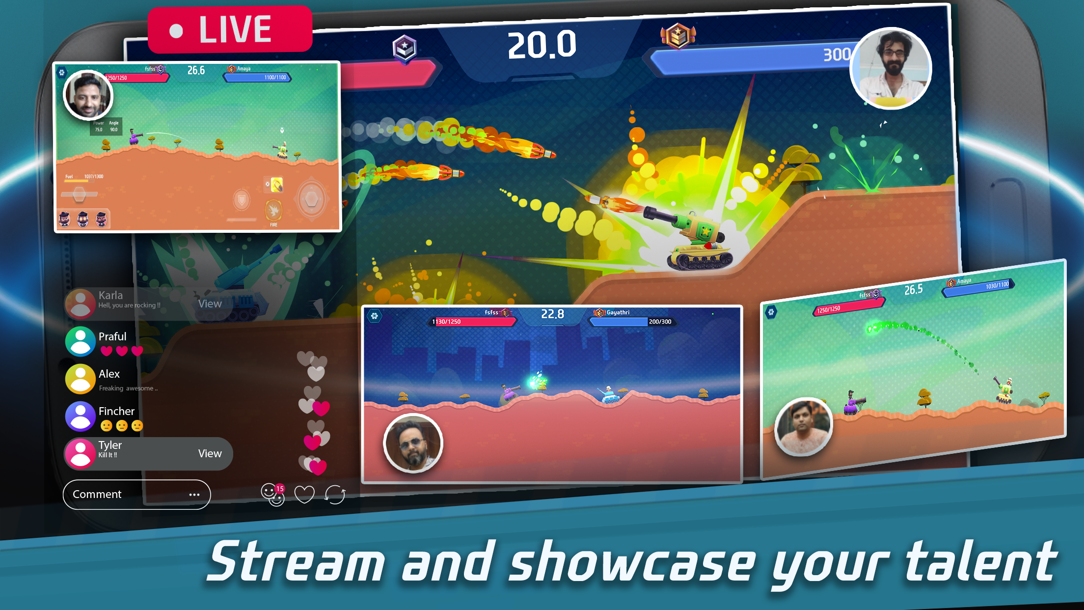 Screenshot of Heroes and Tanks