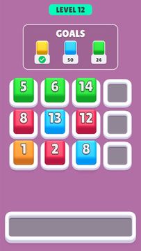 Colored Number Match Game Screenshot