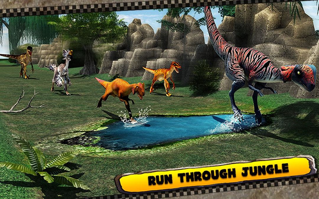 Dinosaur Race 3D screenshot game