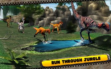 Dinosaur Race 3D Game Screenshot