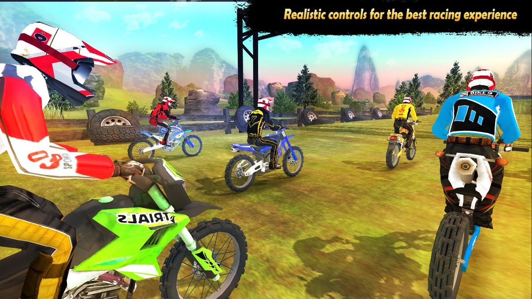 Screenshot of Motocross Racing Dirt Bike sim