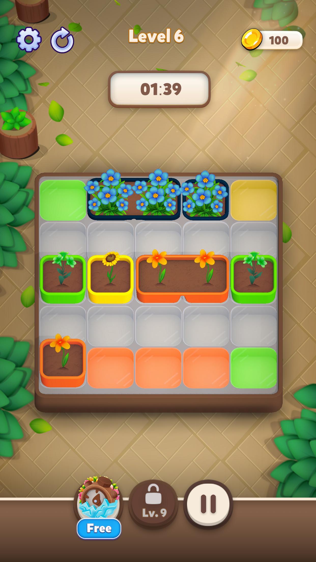 Blossom Block Game Screenshot