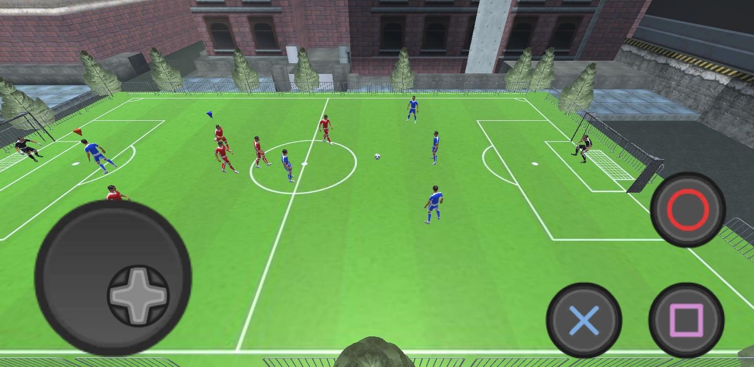 Captura de Tela do Jogo Jogo de futebol de rua