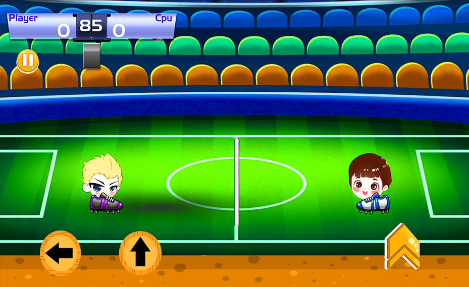 Boys VS Girls Football Game Game Screenshot